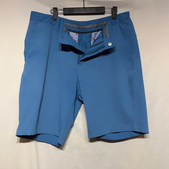 Bonobos Justin Rose Highland Tour Shorts Blue 10” Golf Shorts Size 36 - Picture 5 of 9